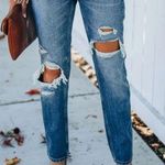 VICI Destroyed Boyfriend Denim Jeans Photo 0