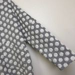 Shannon Passero Swing Jacket Womens Small White Polka Dot Full Zip Hooded Artsy Photo 2