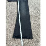 American Eagle  super stretch super hi-rise crop flare black denim jeans size 0 Photo 11