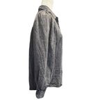 Rails Angelica Button-Up Shirt Black Acid Wash Size Large Photo 3