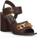 Valentino Garavani Vlogo Chain Block Heel Sandal size 38 Photo 0