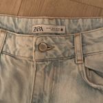 ZARA  long, high waisted wide-leg light denim jean. currently the “it” jean  sz4 Photo 3