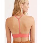 Free People Pink June Kiss Kiss Halter Bralette/coral Photo 1