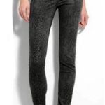 AG Adriano Goldschmied Adrienne Goldschmied snakeskin print jean womens 29 black/ grey super skinny fit Photo 0