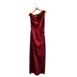 Show Me Your Mumu  Jodie Maxi Dress in Cranberry Luxe Satin S Photo 3