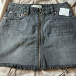 Free People  zip jean skirt Photo 4