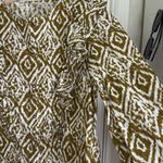 Sézane Sezane Boby ikat ruffle button down blouse Photo 9