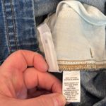 Loft Med Wash Lace Up Front Denim Jean Skirt Size 6 Photo 3