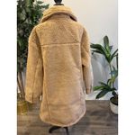 UGG  Teddy Bear Coat Sherpa Fleece Lined Jacket Tan Size Large New With Tags Photo 3