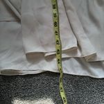 Amanda Uprichard  Saffron Midi Crepe Shift Dress in Ivory Off-white Size XL Photo 12