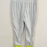 By Egreis Colorblock Neon Joggers High Rise Soft Knit Gray Size Medium Cotton Photo 3