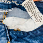 American Eagle Super Stretch Jean Shorts Distressed Details Raw Hem Size 4 Photo 8