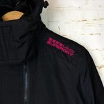 Superdry Jacket Womens S Black Arctic Windcheater Fleece Lining Zippers Gorpcore Photo 3