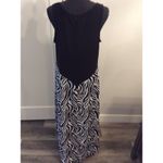 JFW Just For Wraps Plus size 2X Maxi Black White Dress Photo 4