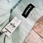 EXPRESS NWT Super High Waist Pleated Belted Paperbag Shortie Green Shorts Sz 10 Photo 3