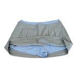 Anthropologie Pleated Boxer Mini Skort Gray Blue Size XL NEW Photo 4