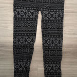 Wall Flower Christmas Stretch Leggings Winter Black  Women’s XS/S Photo 0