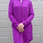 Diane Von Furstenberg  100% Silk Button Down Business Professional Shirt Dress 2 Photo 4