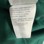 Quacker Factory Shirt Large Green Velour Sleeve Baseball Top QVC Comfy Stretchy Photo 9