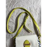Spartina 449 Crossbody Bag Navy White Geometric Print With Lime Green Accents Ad Photo 9
