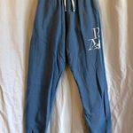 Pas Une Marque Paris Angel & Letters Heather Blue RTW Jogger Sweatpants Size XS Photo 1