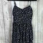 AUW Black and White Floral Dress Size XL Photo 0