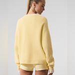 Alo Yoga Tennis Club Sweater Knit Cardigan Warm Butter Size Medium NWT NEW Photo 1