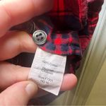 J.Crew Factory Red/Navy Plaid Boy Fit Button Up Shirt size SP Photo 7