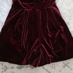 Gianni Bini Velvet Romper XS Deep Red NEW NWOT Photo 14