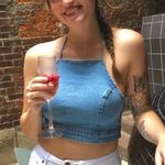 Forever 21 Jean halter top Photo 0