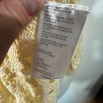 Free People Butter Yellow Elton Mini Dress Crochet Size XL Photo 10