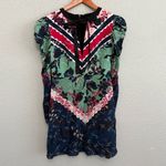 NWT Saloni Alena Short Silk Dress Size 4 Black Photo 2