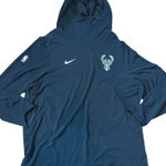 Nike  NBA Bucks 4X ✨ plus size dri fit basketball black Team Logo Hoodie GUC Photo 0