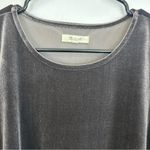 Madewell  Velvet Grey Short Sleeve Butterfly Blouse Size Small Photo 8