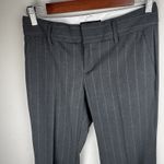 Banana Republic  Women's Sz 0 Martin Fit Black Pin Stripe  Career Dress Pants Photo 2