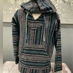 VINTAGE WOMENS BAJA PONCHO HOODIE Size L Photo 0