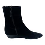 Prada Suede Chelsea Boots Zipper Leather Size 40 Black Photo 0