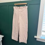 Marine layer  Bridget Slim Wide Leg Crop in Peach Whip Photo 4