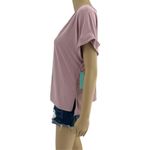 Abound  SMALL Pink Short Sleeve NWT V Neck Basic Tee Shirt Womens Photo 2