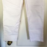 Frank & Eileen Pant Wicklow Chino Twill Mid-Rise Cropped Raw Light Pink 10 GUC Photo 1