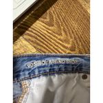 American Eagle Denim Shorts Women Sz 2 Blue 90s Boyfriend Distressed Photo 4