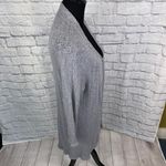 Say What? Say what women S cotton blend grey open front knit long cardigan  Photo 4