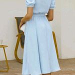 SheIn Light Blue Midi Dress Photo 2