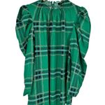 Sugar Lips Woodland Jade Plaid Drape Sleeve Top size 1X Green NWT Holiday Festive Photo 2
