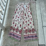 ZARA NWT  Floral High Waist Flowy Pants Size M Photo 2