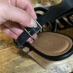 Charlotte Russe  ankle strappy wedges. Black. Size 7 Photo 9