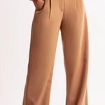 Abercrombie & Fitch  brown wide leg dress pants size 32/14 Photo 0