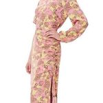 AFRM Paisley Asymmetrical Maxi Dress Yellow Size XS Photo 0