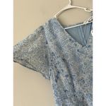 Emma & Michelle  Blue Ruched Summer Mini Dress Size 16 Party Special Occasion Photo 9