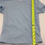 Princess Polly Lex Short Sleeve Top T-shirt in Sky Blue Size 4 Photo 3